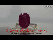 3.10 Ratti Natural New Burma Ruby with Govt. Lab Certificate-(7881)